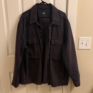 GAP Men's Dark Grey Shirt Jacket